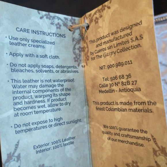 STUNNING AND UNIQUE "GASPY" LEATHER HANDBAG "MOLLY" CREAM COLOR. - Picture 8 of 16